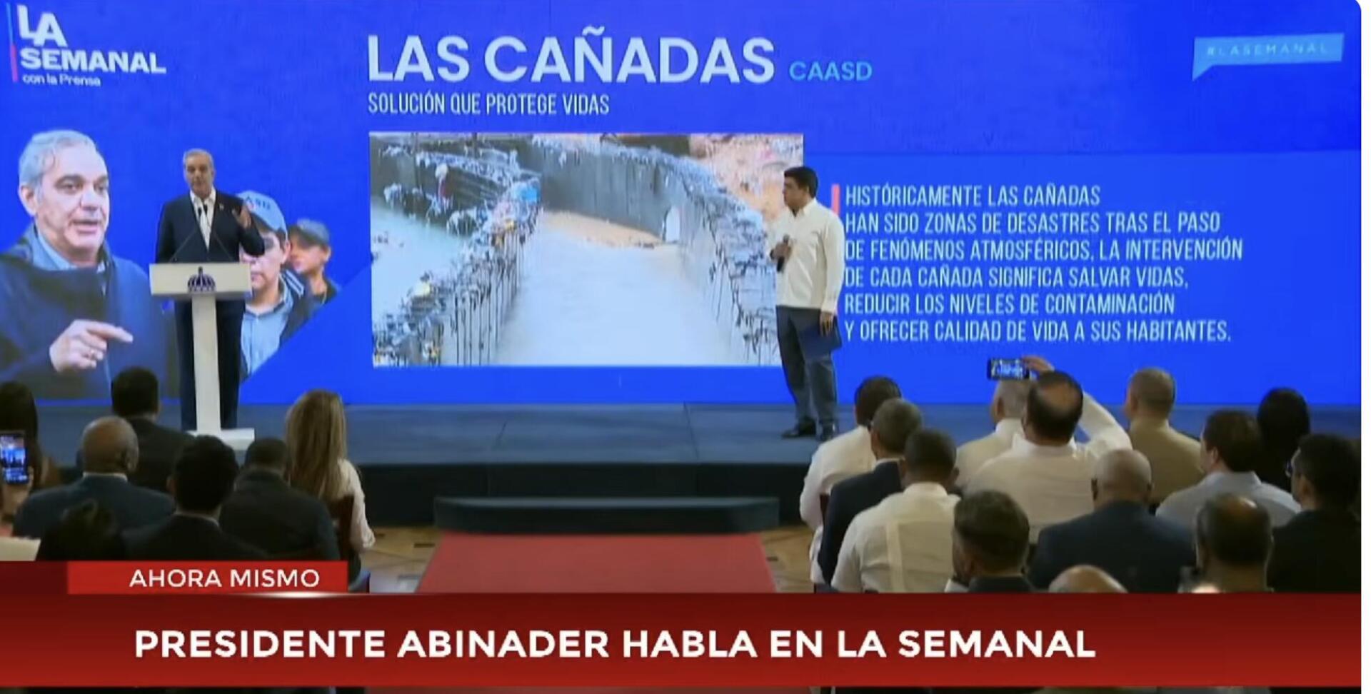 Presidente Abinader destaca impacto del saneamiento de cañadas en la reducción de muertes por inundaciones