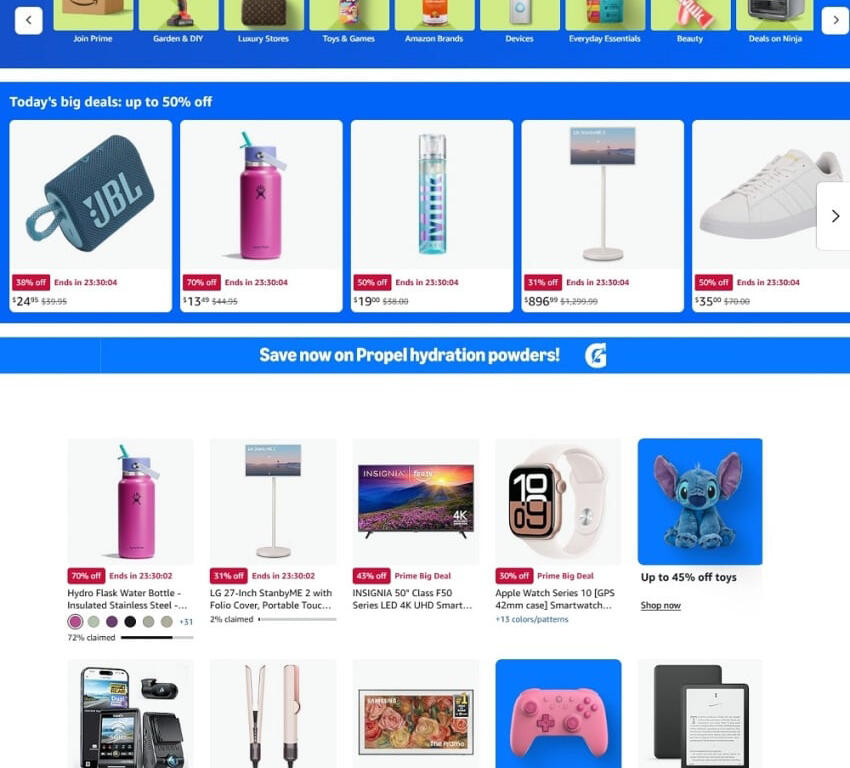 Amazon celebra “Prime Big Deal Days” el 7 y 8 de octubre de 2025.