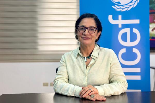 Anyoli Sanabria, representante interina de Unicef. FOTO: fuente extera