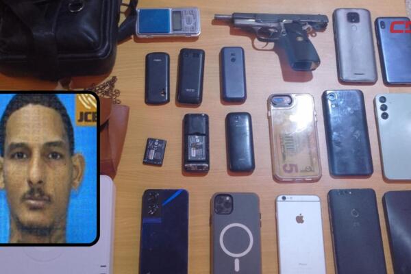 En la inspección realizada en la escena fueron ocupadas varias evidencias.