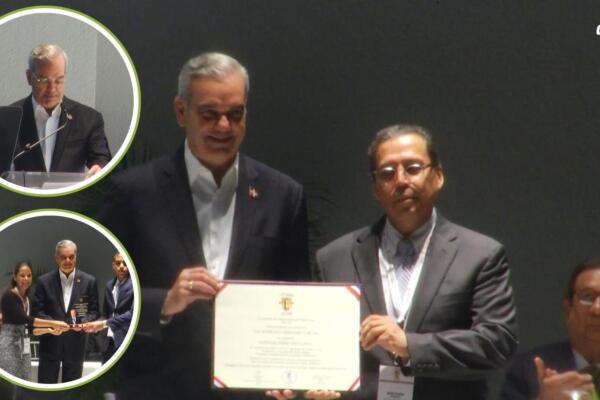 Asociación de Antiguos Alumnos del Colegio Loyola reconoce al presidente Abinader