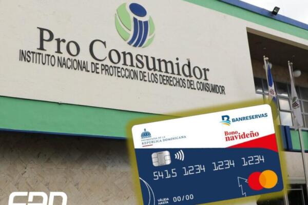 Pro Consumidor advierte a comercios solo se debe aceptar una tarjeta del bono navideño por persona