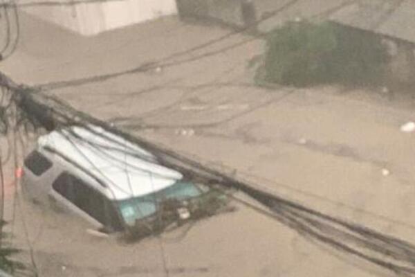 Foto de las inundaciones provocadas por las lluvias del 4 de noviembre de 2022