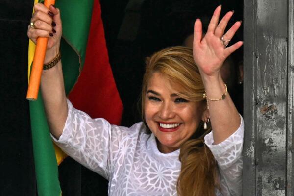 La exmandataria de Bolivia Jeanine Áñez.