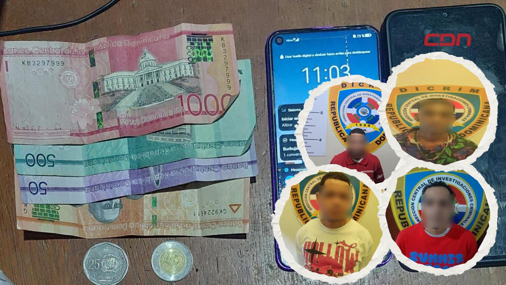 Arrestan a cuatro hombres
