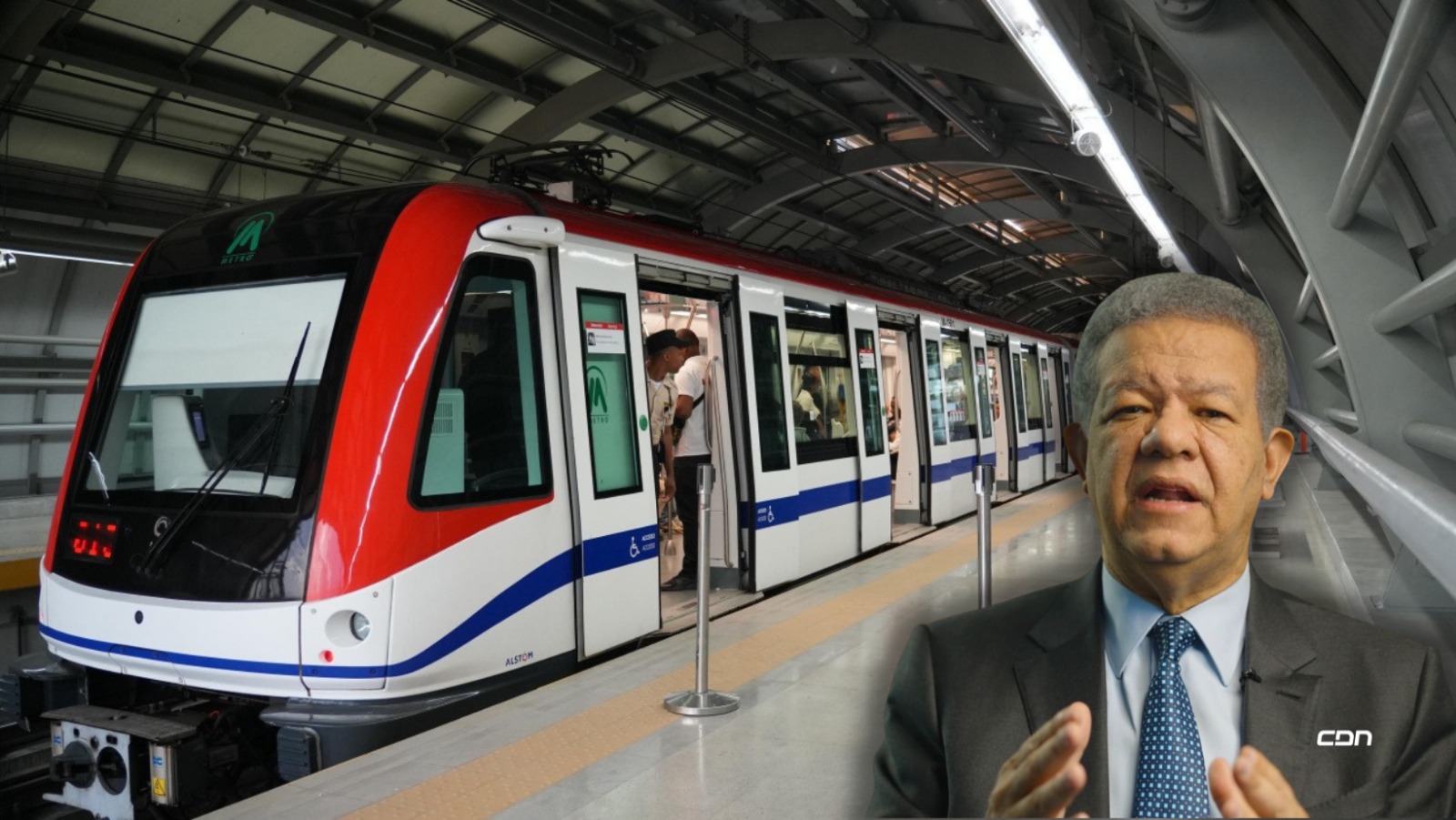 Leonel Fernández atribuye a falta de mantenimiento e "ineficacia del PRM" colapso del Metro durante apagón nacional
