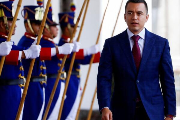 Daniel Noboa espera apoyo de Brasil, Europa y EE.UU. en bases militares en Ecuador