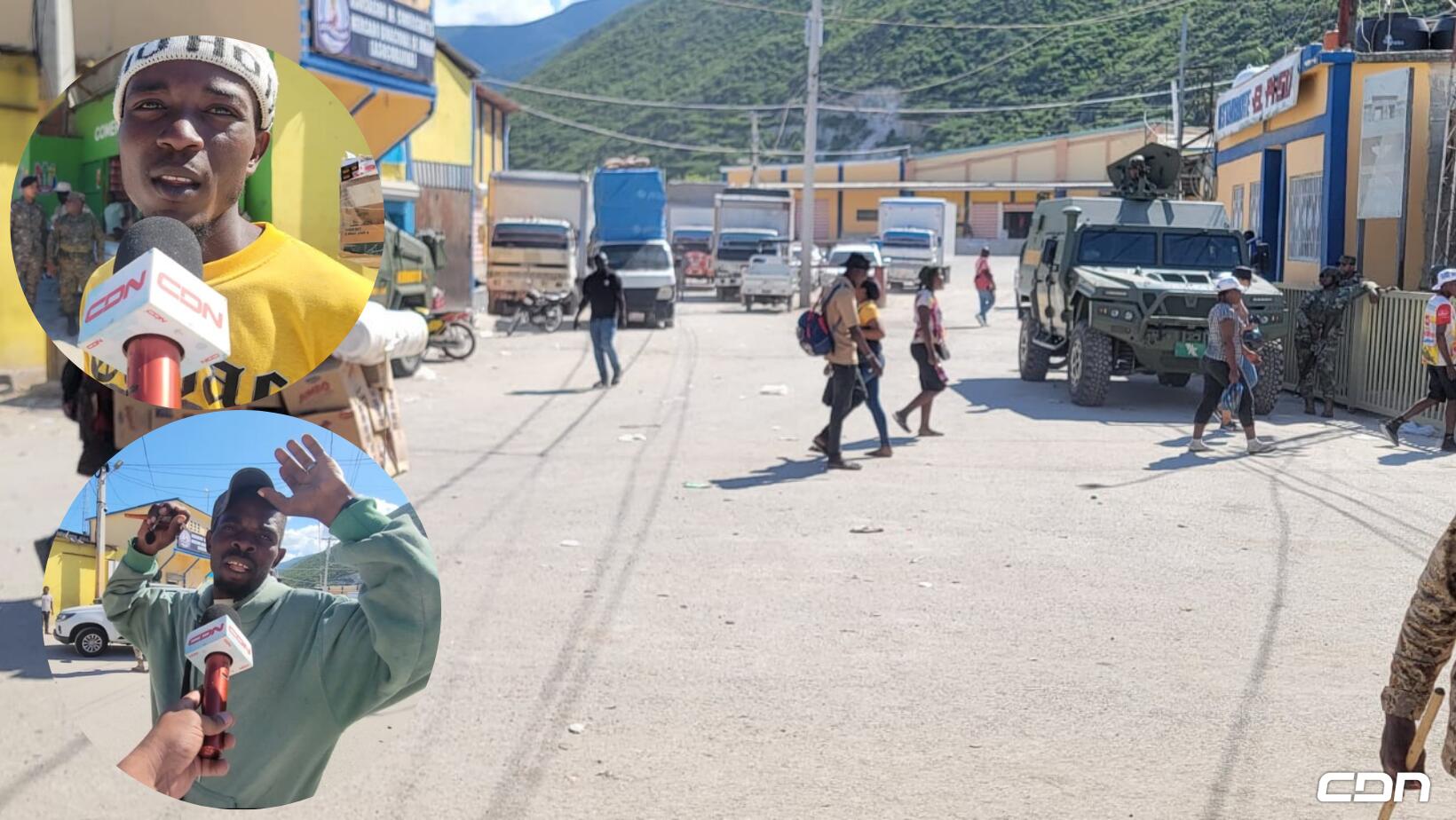 Camioneros haitianos bloquean cruce de Malpaso