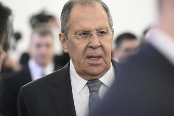 El ministro ruso de Exteriores, Sergéi Lavrov, este martes en Moscú. EFE.