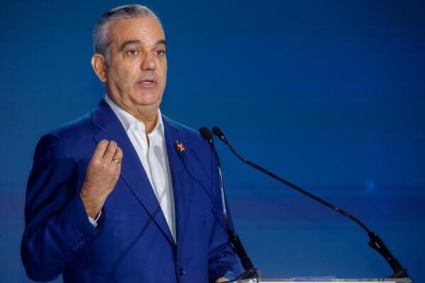 Luis Abinader, presidente de la República Dominicana. 