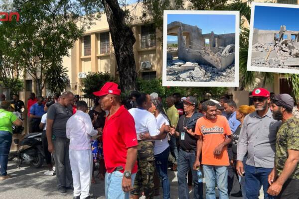 Comunitarios de La Fruta exigen justicia y la suspensión definitiva de los desalojos en Villa Central, Barahona.