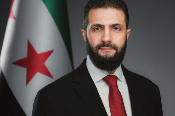 Ahmed al Sharaa, presidente de Siria. 