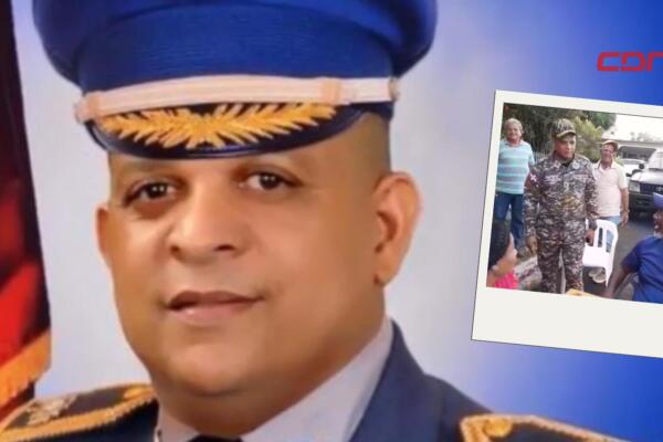Coronel Robert de Jesús Abreu, comandante de la Policía Nacional en Hato Mayor del Rey.