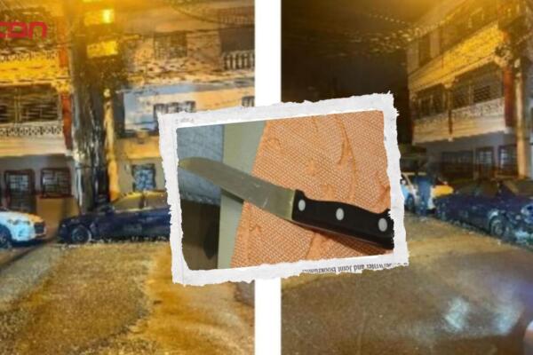 El arma homicida fue colectada por la Policía Científica como evidencia en el lugar del hecho.