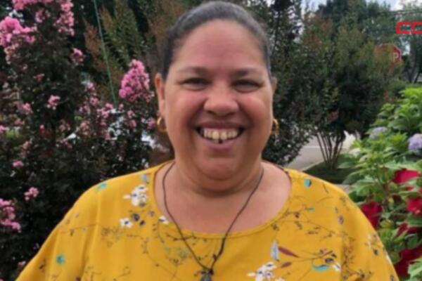 Comerciante Josefina Espinal, quien fue drogada por desconocidos. 