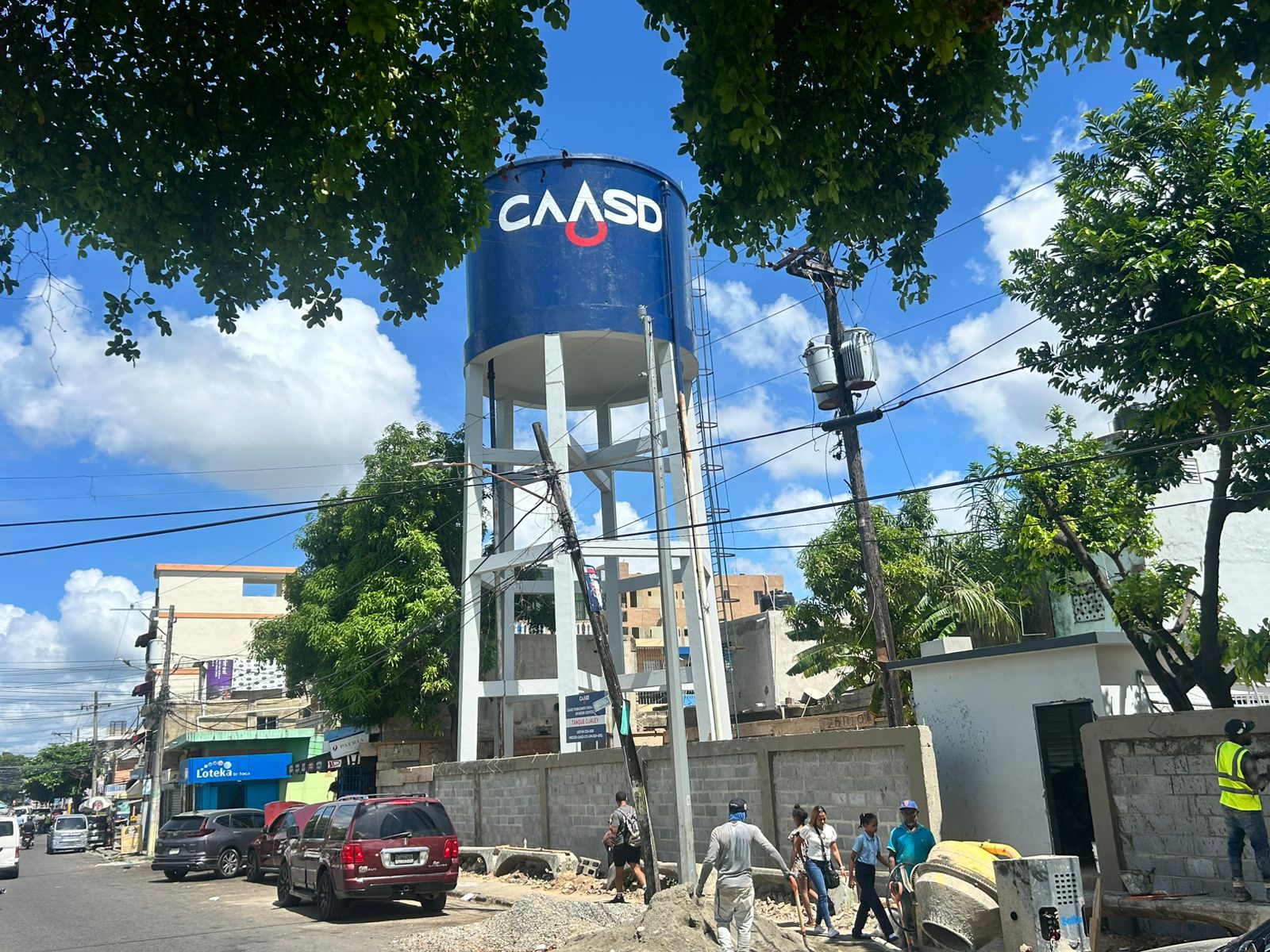 Caasd avanza trabajos de rehabilitación de tanques de agua potable en el Gran Santo Domingo