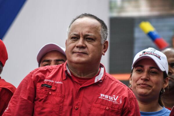 Ministro de Interior y de Justicia de Venezuela, Diosdado Cabello. 