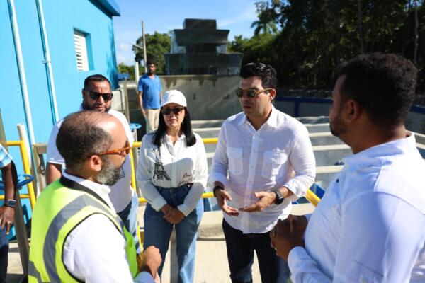 El director de Inapa asegura que la obra del acueducto en Monción-Sabaneta está casi lista para ofrecer agua potable.