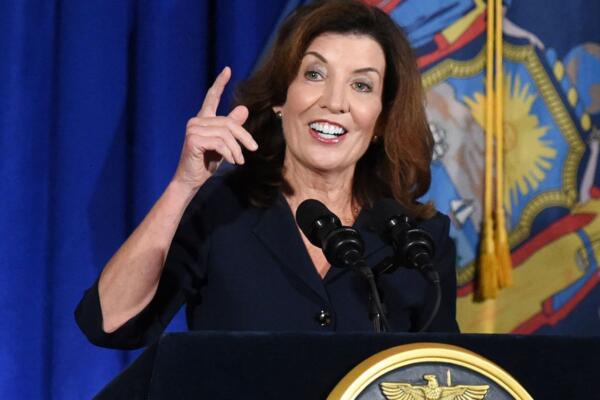Kathy Hochul, gobernadora del estado de Nueva York.
