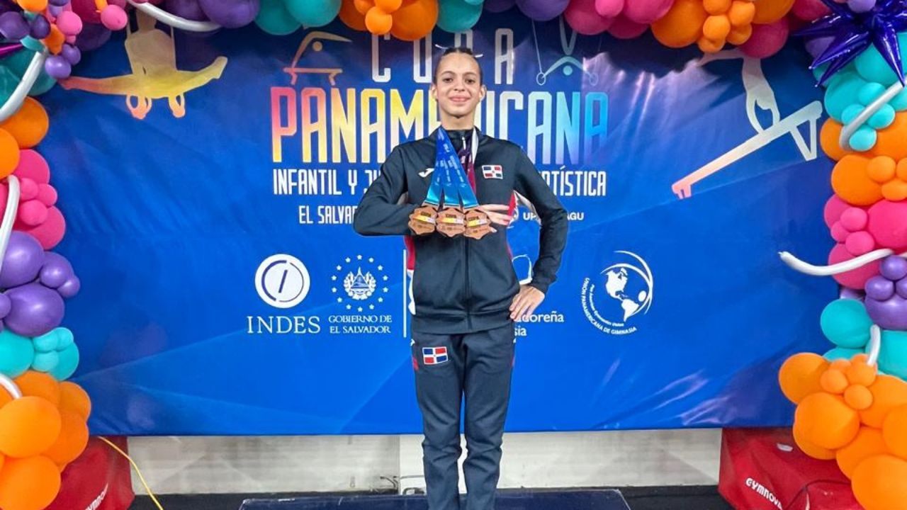Mía Lugo conquista tres medallas panamericanas de bronce representando a RD
