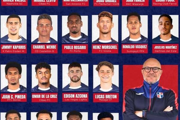 Los futbolistas convocados por Marcelo Neveleff tiene a los portero Miguel Lloyd, del Cibao FC y Xavier Valdez, del Nashville SC.
