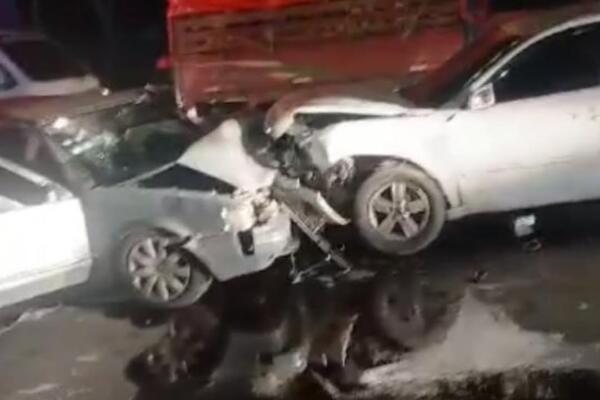 Accidente en la Circunvalación sur de Santiago 