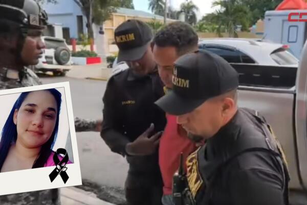 Agentes policiales arrestan en Esperanza al presunto responsable del feminicidio ocurrido en Mata de El Jobo, Santiago Rodríguez.