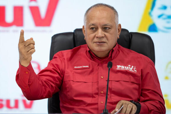 Foto de archivo del ministro del Interior y Justicia de Venezuela, Diosdado Cabello. EFE/ Ronald Peña R