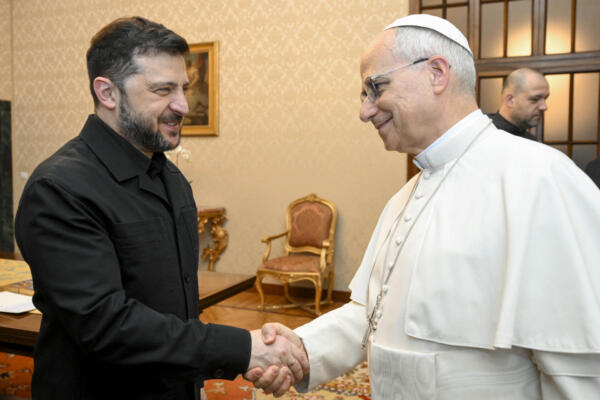 El encuentro con el sumo pontífice tuvo lugar en la residencia papal de Castel Gandolfo, cerca de Roma, donde León XIV.