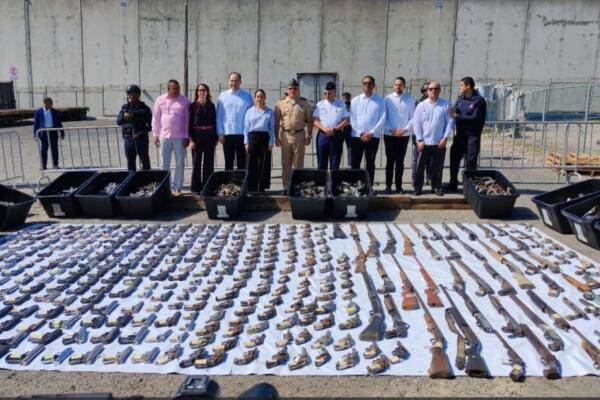 Destruyen unas 3,945 armas de fuego ocupadas durante operativos de seguridad 