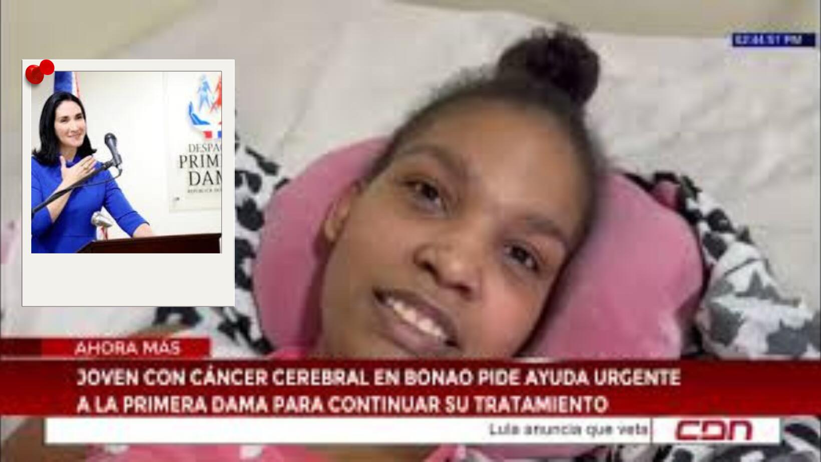 Joven con cáncer