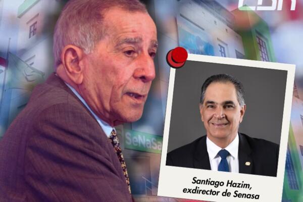 El exdirector del Seguro Nacional de Salud, Santiago Hazim, a su llegada al Palacio de Justicia del Distrito Nacional, donde se conoce la solicitud de medida de coerción en su contra por el caso SeNaSa.