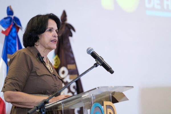 La dirigente política del partido Opción Democrática (OD), Minou Tavárez Mirabal.