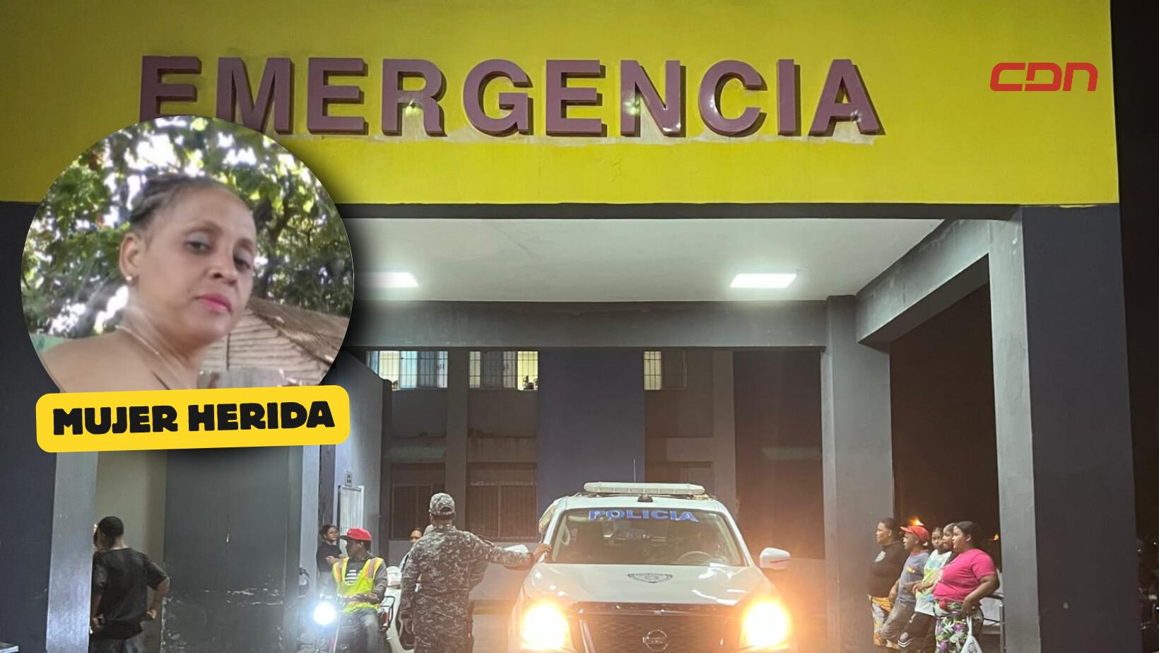 Mujer herida a machetazos