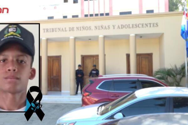 Familiares y vecinos reclaman justicia por la muerte del adolescente Norlvin Jeremías Rubiera en Santiago Oeste.