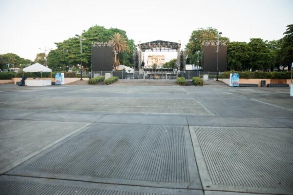 Alcaldía DN deja en total limpieza parque y entorno tras concierto de Rauw Alejandro