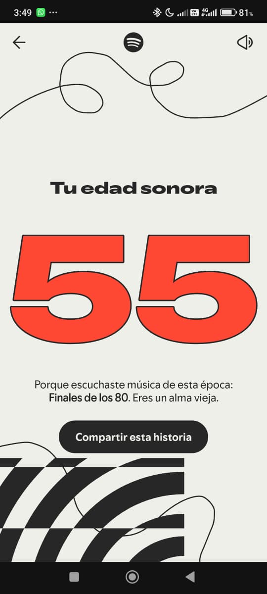Este año Spotify calcula tu edad sonora.
