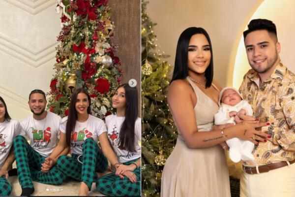 Artistas dominicanos deslumbran en redes con emotivas postales navideñas.