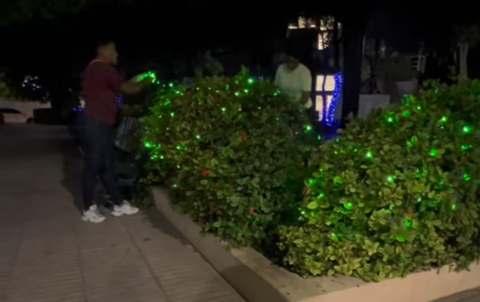 Destruyen decoración navideña en Barahona