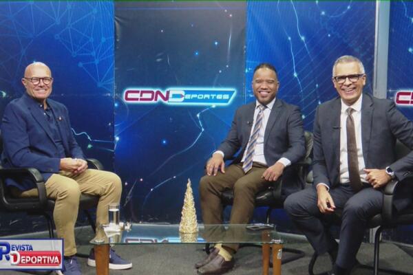 Entrevista Marcelo Neveleff en el programa Revista Deportiva, en CDN Deportes, junto a los periodistas Frank Camilo y Manuel Acevedo