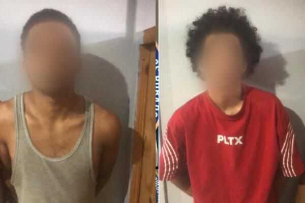 Policía Nacional arresta a “Yairo” y “La Pistolita”, por robo en residencia con violencia en Hato de Yaque, Santiago