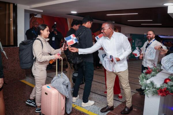 En su tradicional acto de recibimiento del “Dominicano en el Exterior”, a propósito de que este 20 de diciembre se instituyó este día.