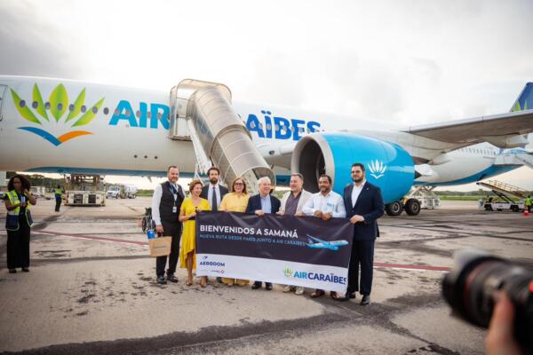El vuelo inaugural, realizado el 15 de diciembre, fue recibido con una cálida bienvenida junto al Ministerio de Turismo.