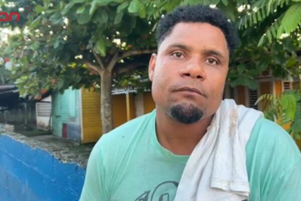 Gorkys Herrera Cruz, chofer de camión que resultó asaltado por tres hombres. 