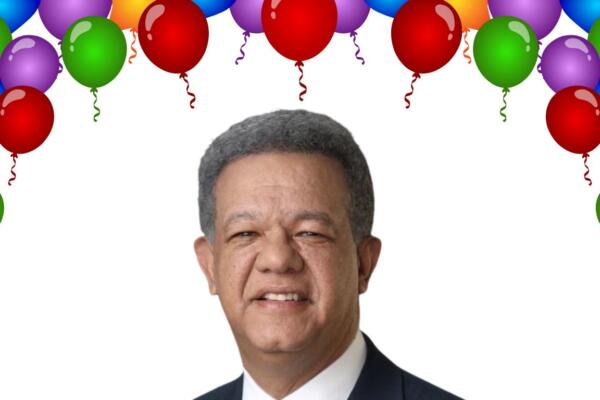 Hoy es el cumpleaños de Leonel Fernández.