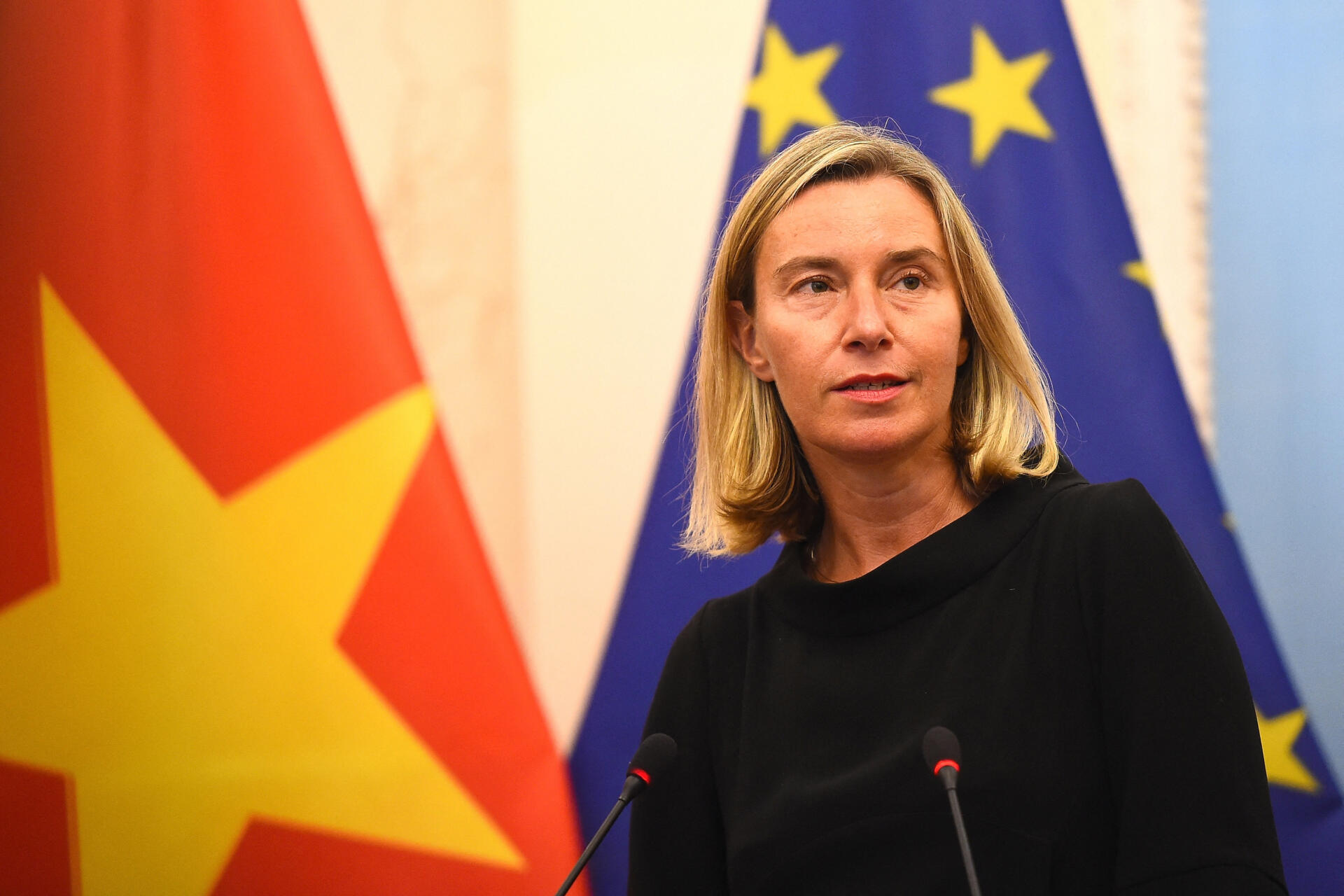 La exjefa diplomática de la UE Federica Mogherini, imputada por corrupción