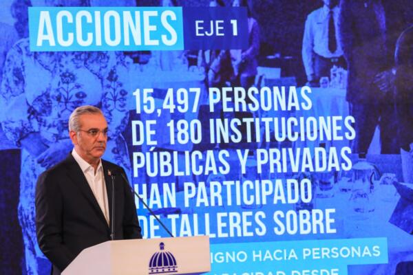 Luis Abinader, presidente de la República. 