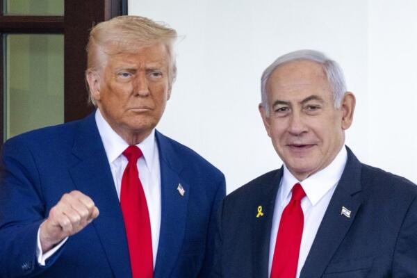 El primer ministro israelí, Benjamin Netanyahu, se reunirá con el presidente Donald Trump el lunes en Florida.