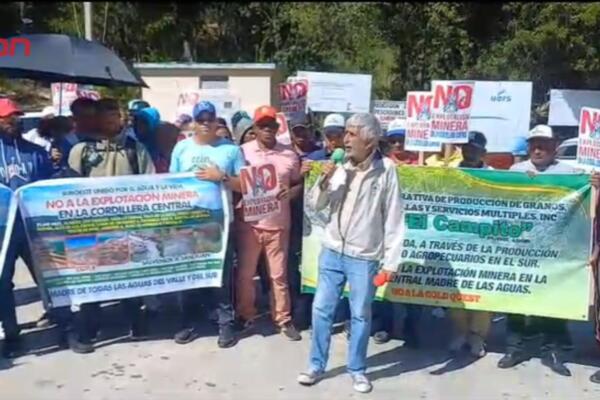 Comunidades de San Juan rechazan proyecto minero por amenaza a la presa de Sabaneta.