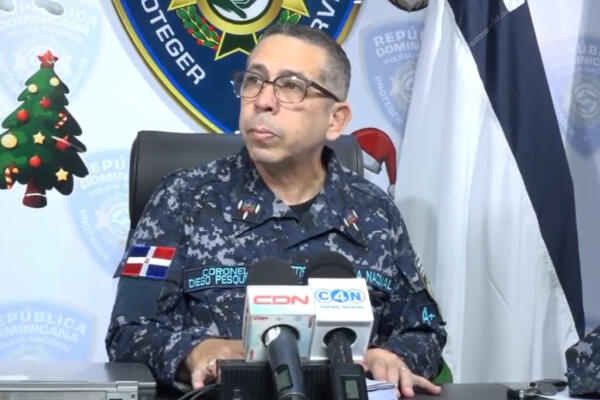 Coronel Diego Pesqueira, vocero policial